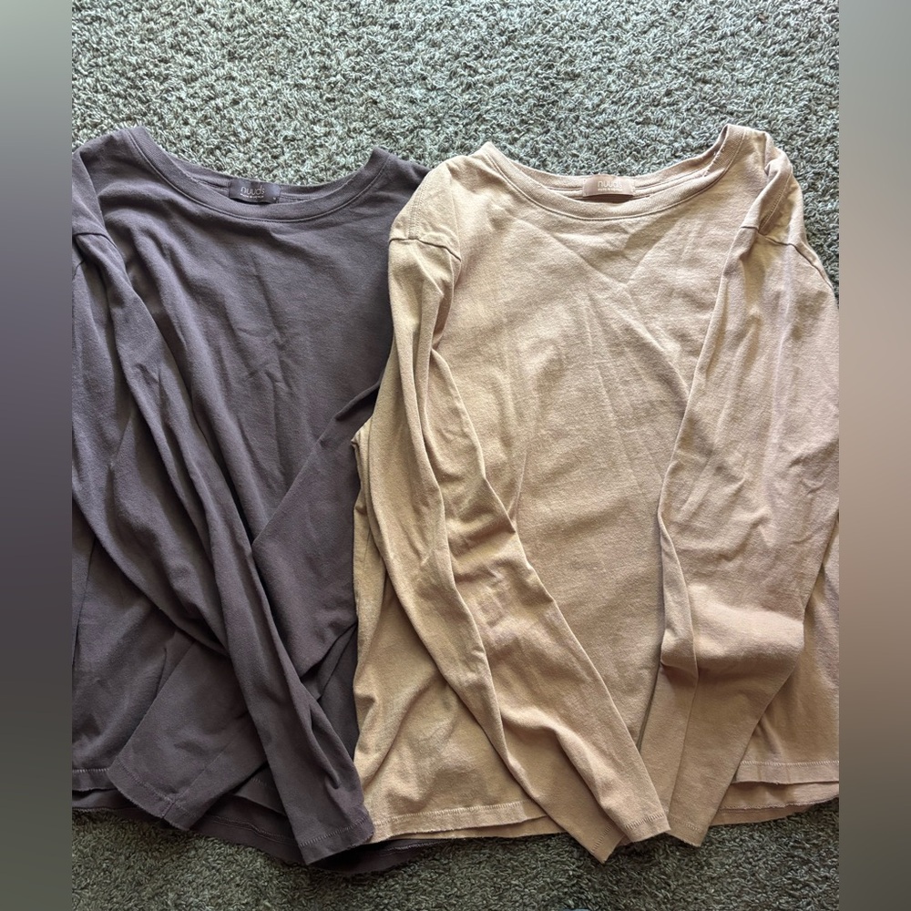 Two nuuds everyday long sleeves!